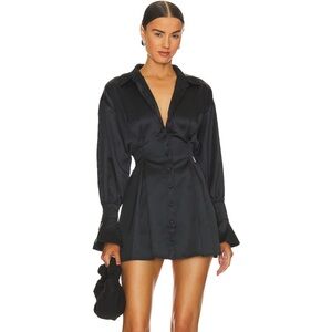 Majorelle - Maritza Shirt Dress in Black